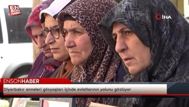 Diyarbakır anneleri gözyaşları içinde evlatlarının yolunu gözlüyor