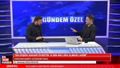 Davut Güloğlu: Asgari ücret 14 bin 800 lira olmalı
