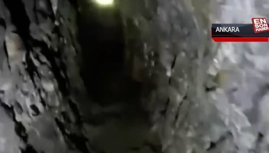 Mehmetçik, teröristlerin sözde 'kale' olarak gördüğü  mağaraya girdi