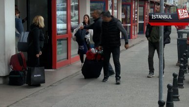 İstanbul'da otogarda otobüsler boş kaldı