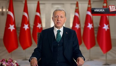 Cumhurbaşkanı Erdoğan'dan Ramazan Bayramı mesajı