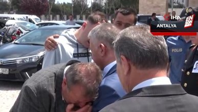 Antalya'daki kazada can veren polise babasından ve eşinden son görev