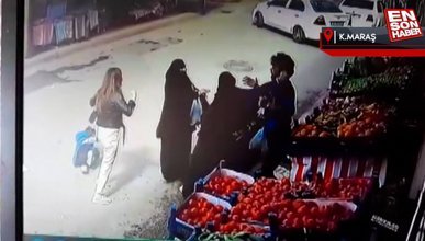 Kahramanmaraş'ta markette üç kadının darbedilme anları kamerada