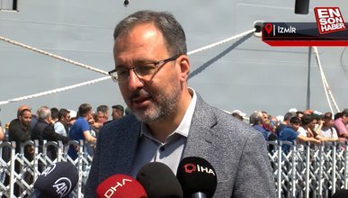 Bakan Kasapoğlu açıkladı: İzmir'de TCG Anadolu'yu 71 bin kişi ziyaret etti