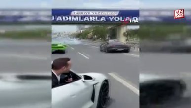 Ataşehir'de düğün konvoyunda drift yapan sürücülere ceza yağdı