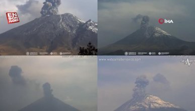 Meksika'da yanardağ patladı: Küller evlere kadar ulaştı