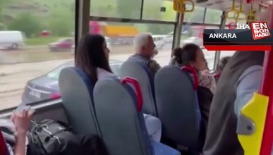 Başkent'teki sel yolları kullanılamaz hale getirdi