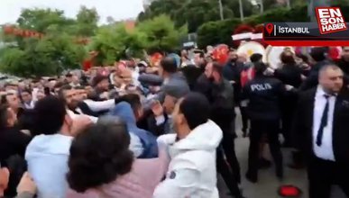 Kartal'daki 19 Mayıs kutlamalarında MHP'li ile CHP’li gençler arasında arbede çıktı