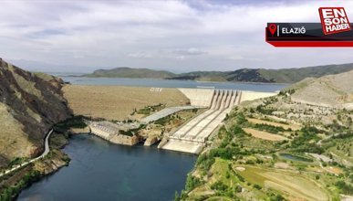 Keban Barajı'nda su seviyesi normale döndü