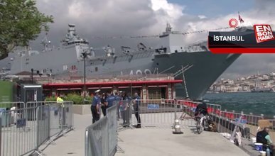 TCG Anadolu Gemisine vatandaşların yoğun ilgisi devam ediyor