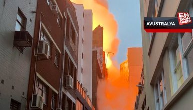 Avustralya'daki 7 katlı binada yangın