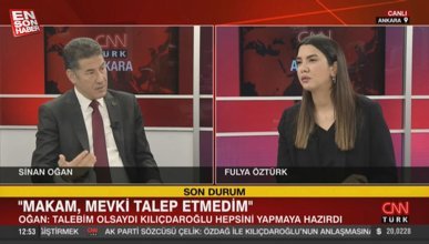 Sinan Oğan'dan makam açıklaması: Kılıçdaroğlu her şeyi karşılamaya hazırdı