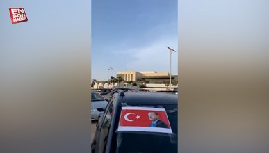 Moritanyalı Müslümanlar, ABD büyükelçiliği önünde Erdoğan'ın zaferini kutladı