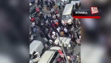 Zeytinburnu’nda halk otobüsüne saldıran şoför darbedildi