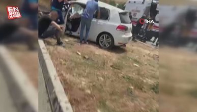Gaziantep'te bekçinin ölümüne neden olan kaza kamerada