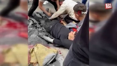Gaziosmanpaşa’da dükkan içinde oğluna silah doğrultan genci vurdu