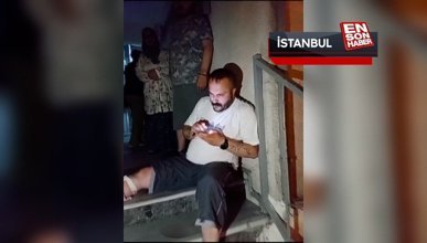 Sultangazi'de bacağından silahla vuruldu, cep telefonuyla oynamaya devam etti