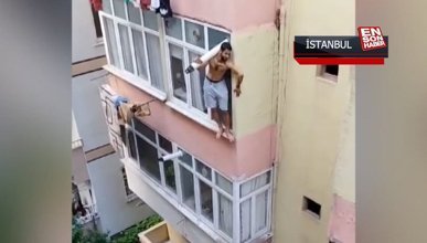 İstanbul'da uzun süredir ilişkisi olmadığı için balkona çıktı: Mahsur kaldı