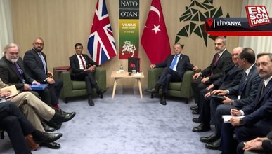 Cumhurbaşkanı Erdoğan, İngiltere Başbakanı Sunak ile bir araya geldi