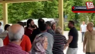 Zonguldak'ta cenaze namazı öncesi tekme tokat kavga