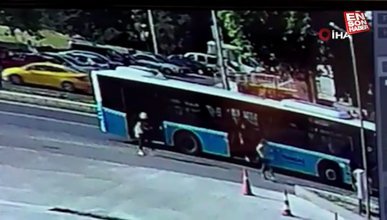 Tekirdağ’da otobüsten inen yolcuya motorlu kurye çarptı