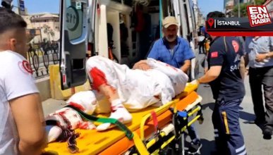 Sultangazi'de motosikletin çarptığı 2 kişi yaralandı