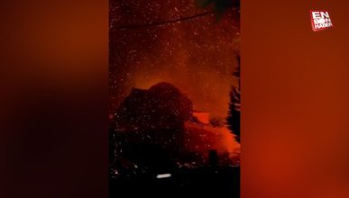 Rodos Adası'nda 6 gün önce başlayan orman yangını yayılmaya devam ediyor