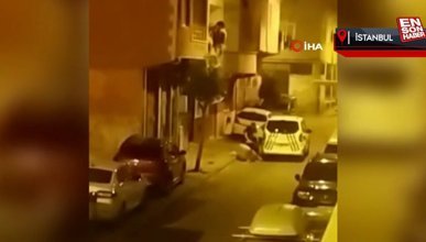 Esenler'de polisten kaçan kaçak göçmenler camdan atladı