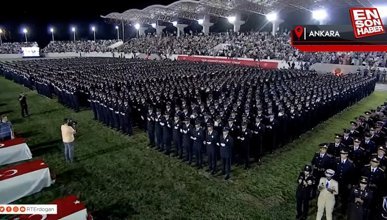 Çiçeği burnunda polisler yemin töreninde dua etti