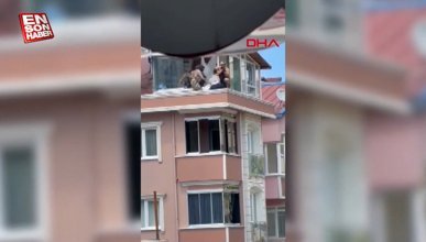 Ataşehir’de bıçaklı saldırgan özel harekat polisleri tarafından gözaltına alındı