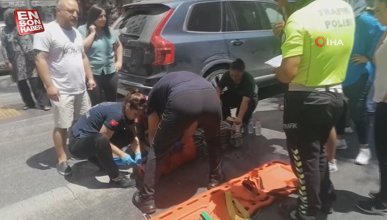 Antalya'da karşıdan karşıya geçmeye çalışan kadına araba çarptı