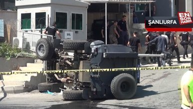 Şanlıurfa'da zırhlı polis aracı devrildi: 1 şehit