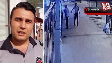 Karabük'te kadının gasbedilmesini güvenlik görevlisi engelledi