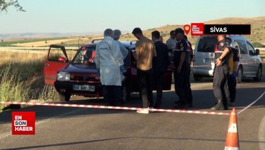 Sivas'ta araçta bulunan cesetlerin sırrı araştırılıyor