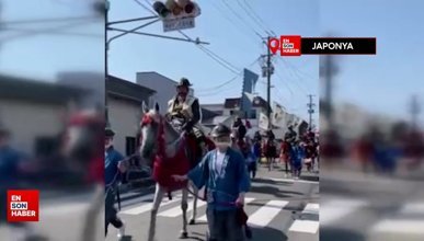 Japonya'daki samuray etkinliğinde 111 atı güneş çarptı