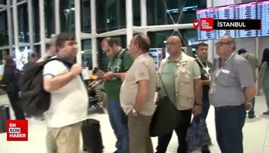 Nijer’deki Türk vatandaşları özel seferle İstanbul’a geldi