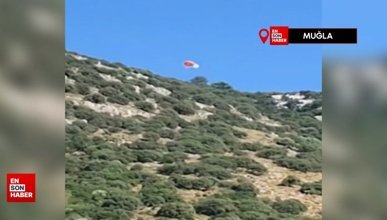Muğla’da yedek paraşüt hayatını kurtardı