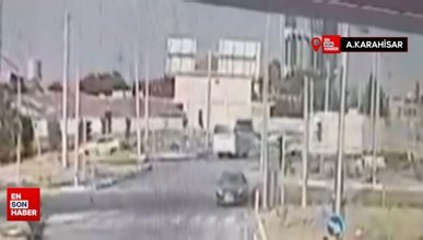 Afyonkarahisar’da 30’a yakın kişinin yaralandığı kaza anı