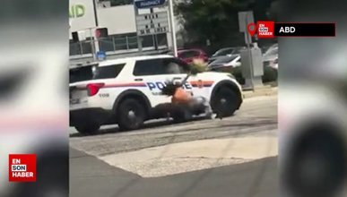 ABD polisi, eli silahlı kadına araçla çarptı
