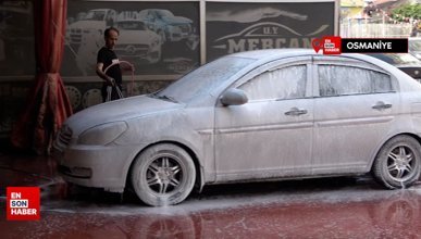 Osmaniye’de sıcak hava oto yıkamacıların yüzünü güldürdü
