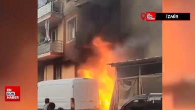 İzmir'de sigara izmariti yangına sebep oldu