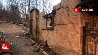 Yunanistan'da Türk köylerine sıçrayan yangın kontrol altında