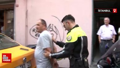 İstanbul'da denetim kaçan taksi şoförü kovalamaca sonucu yakalandı