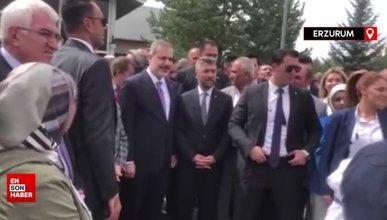 Dışişleri Bakanı Hakan Fidan Erzurum’da