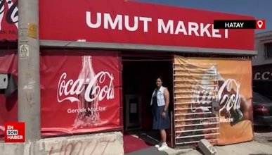 Depremzede esnafa Coca-Cola Türkiye'den konteyner iş yeri desteği