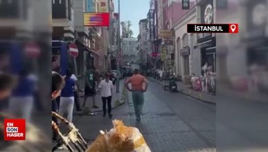 İstanbul Fatih'te yol verme kavgası