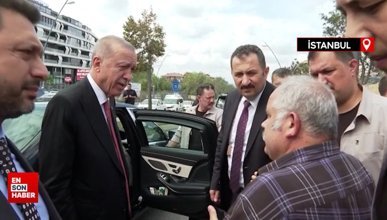 Cumhurbaşkanı Erdoğan, Üsküdar'da vatandaşlarla sohbet etti