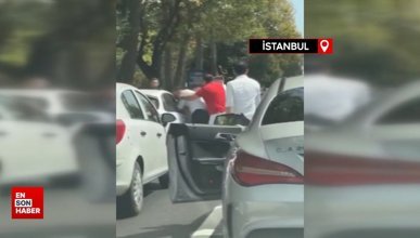İstanbul'da düğün konvoyuna tepki gösteren vatandaş darbedildi