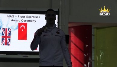 Artistik Cimnastik Dünya Challenge Kupası'nda Ahmet Önder'den altın madalya