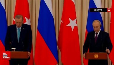 Cumhurbaşkanı Erdoğan ve Putin'den Tahıl Koridoru açıklaması